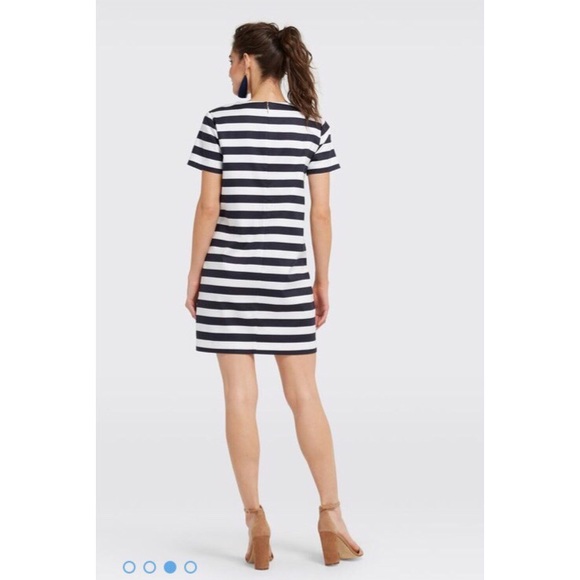 *SOLD* Draper James Stripe Shift Mini Dress Size 0 - Picture 4 of 14